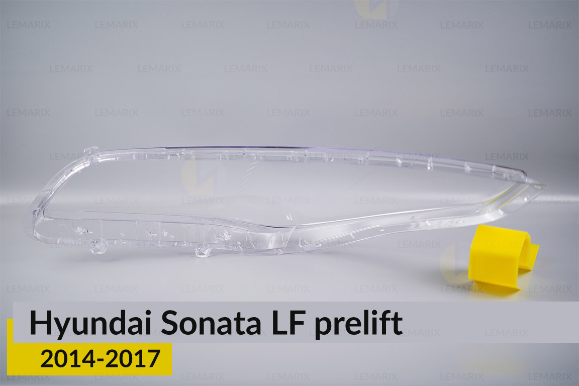 Стекло фары Hyundai Sonata LF (2014-2017) дорест правое