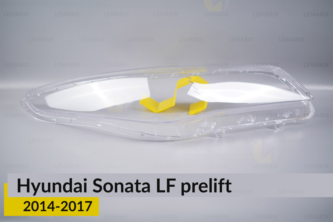 Стекло фары Hyundai Sonata LF (2014-2017) дорест правое