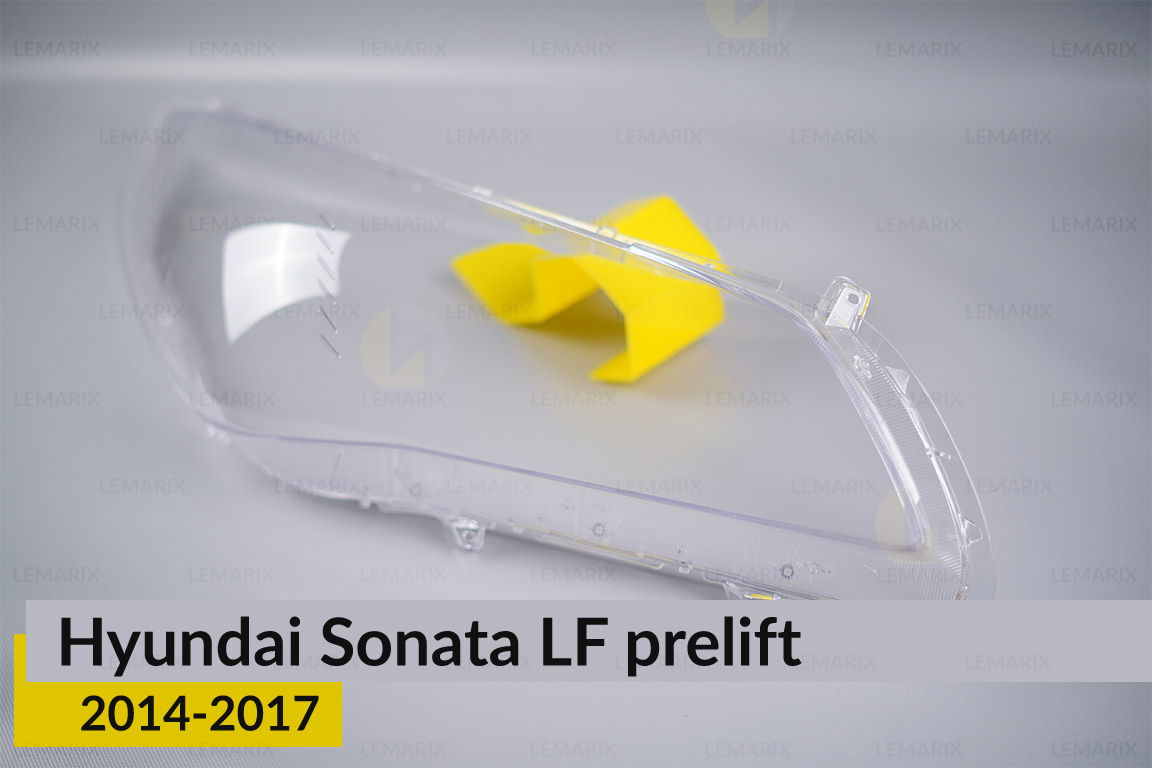 Стекло фары Hyundai Sonata LF (2014-2017) дорест правое