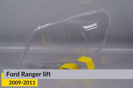 Стекло фары Ford Ranger (2009-2011) рест левое