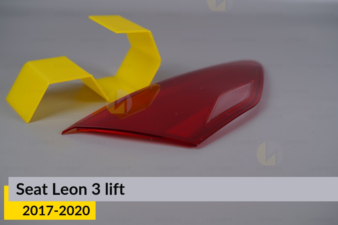 Стекло заднего фонаря внутреннее в крышке багажника Seat Leon 3 (2017-2020) рест левое