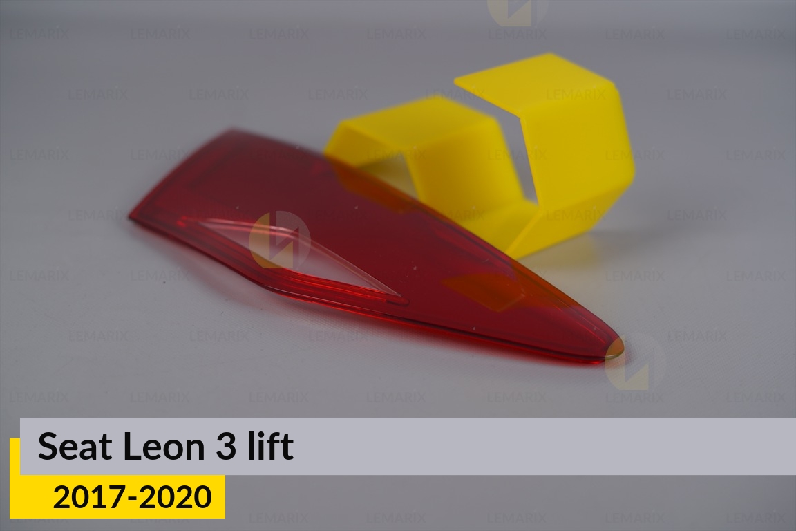 Стекло заднего фонаря внутреннее в крышке багажника Seat Leon 3 (2017-2020) рест левое