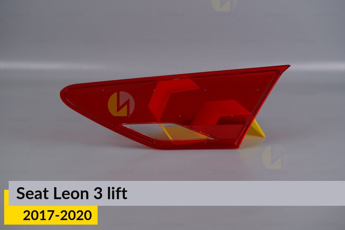 Стекло заднего фонаря внутреннее в крышке багажника Seat Leon 3 (2017-2020) рест левое