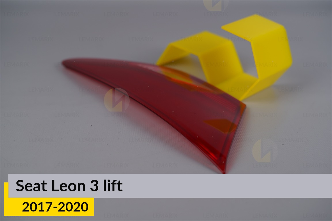 Стекло заднего фонаря внутреннее в крышке багажника Seat Leon 3 (2017-2020) рест левое