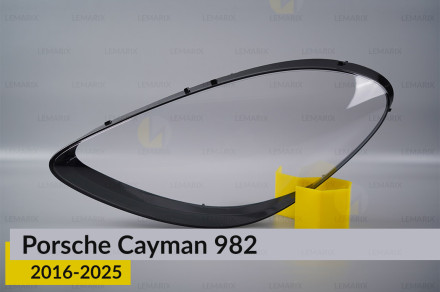 Скло фари Porsche Cayman 982 (2016-2025) ліве