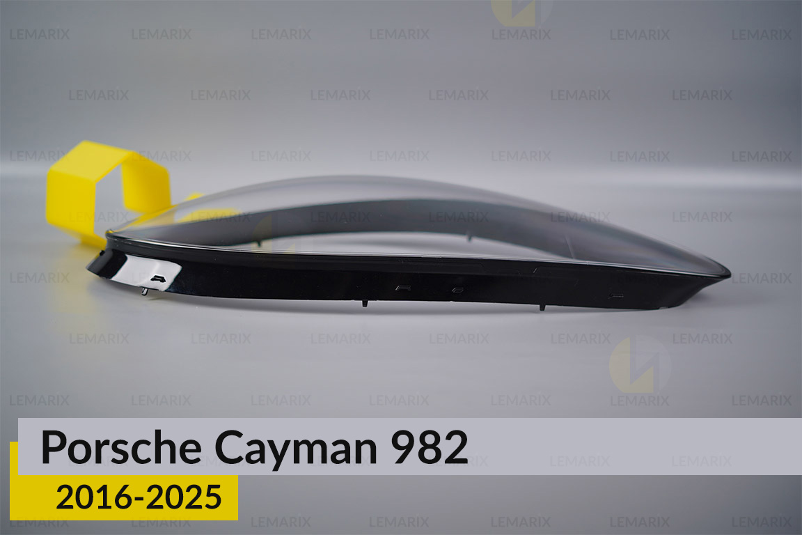 Стекло фары Porsche Cayman 982 (2016-2025) левое