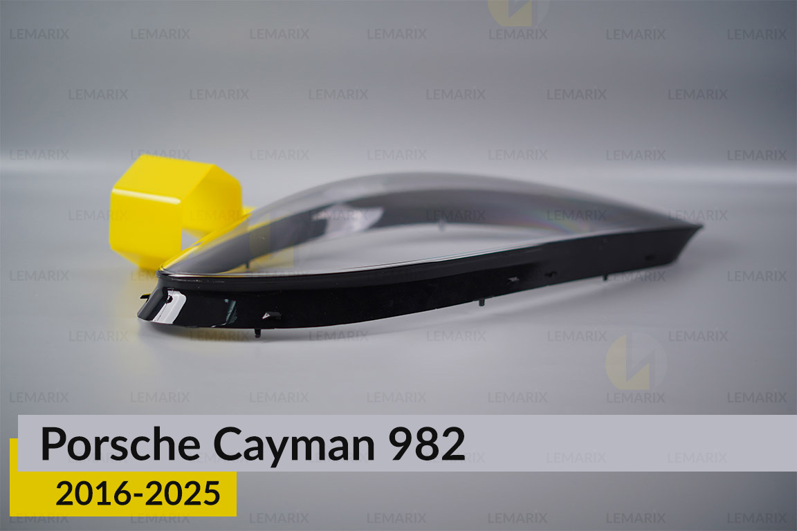 Стекло фары Porsche Cayman 982 (2016-2025) левое
