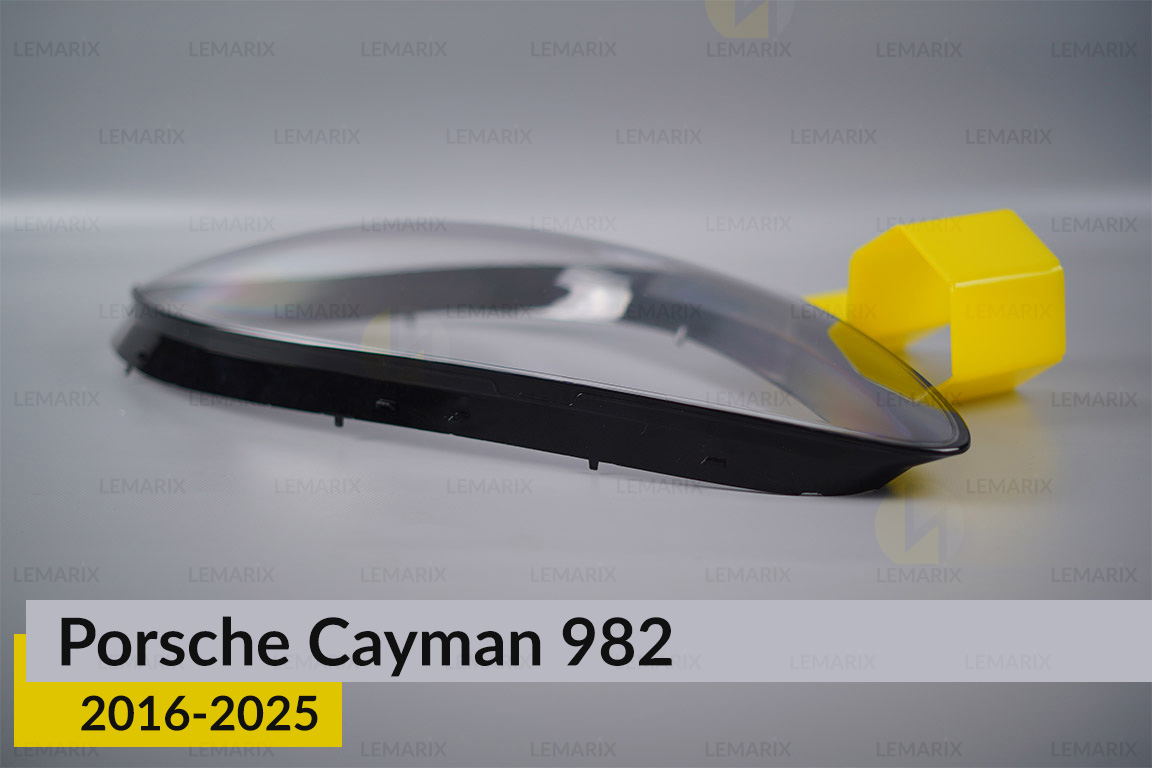 Стекло фары Porsche Cayman 982 (2016-2025) левое