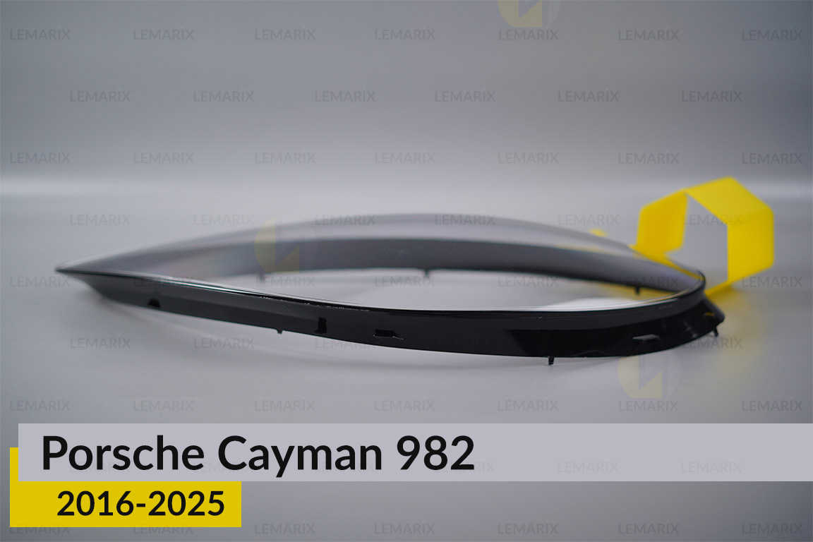 Стекло фары Porsche Cayman 982 (2016-2025) левое