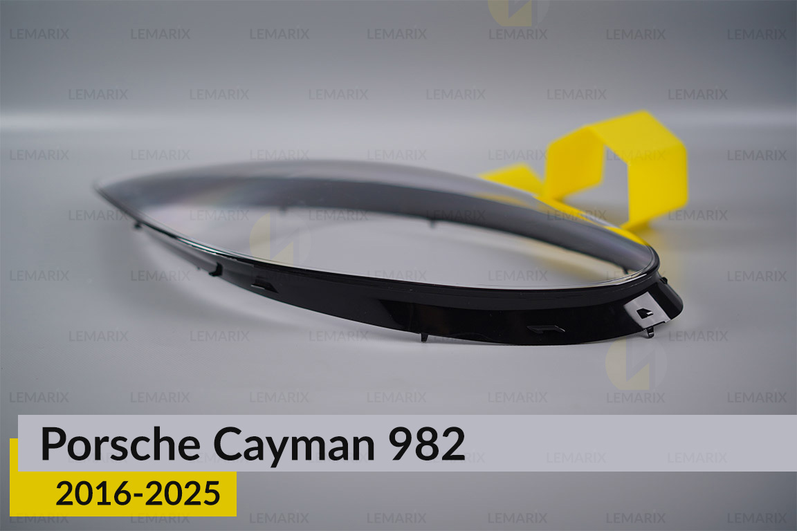 Стекло фары Porsche Cayman 982 (2016-2025) левое