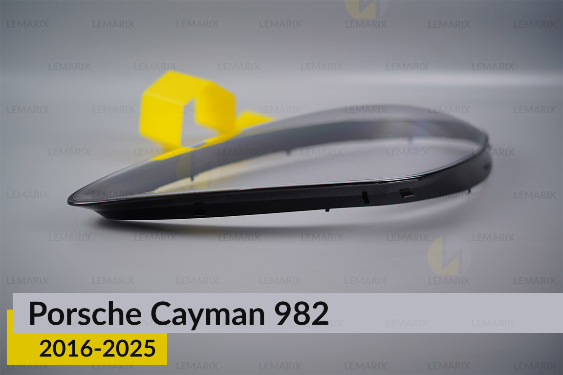 Стекло фары Porsche Cayman 982 (2016-2025) левое