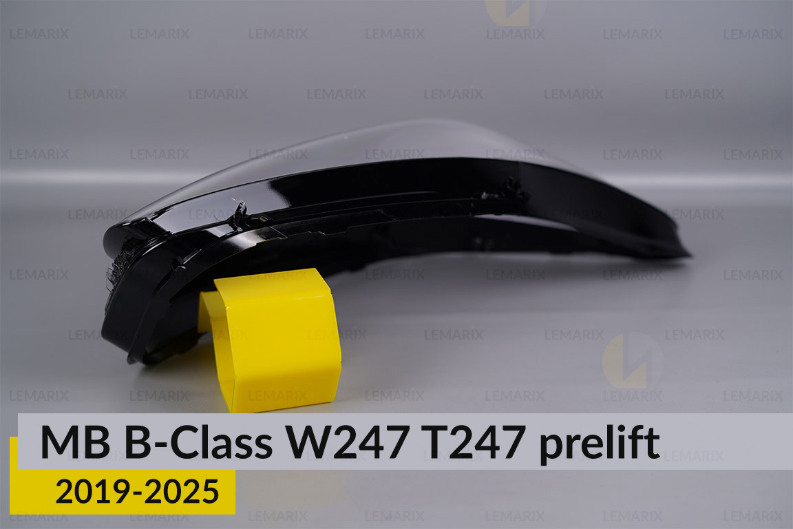 Скло фари Mercedes-Benz B-Class W247 T247 (2019-2025) дорест праве