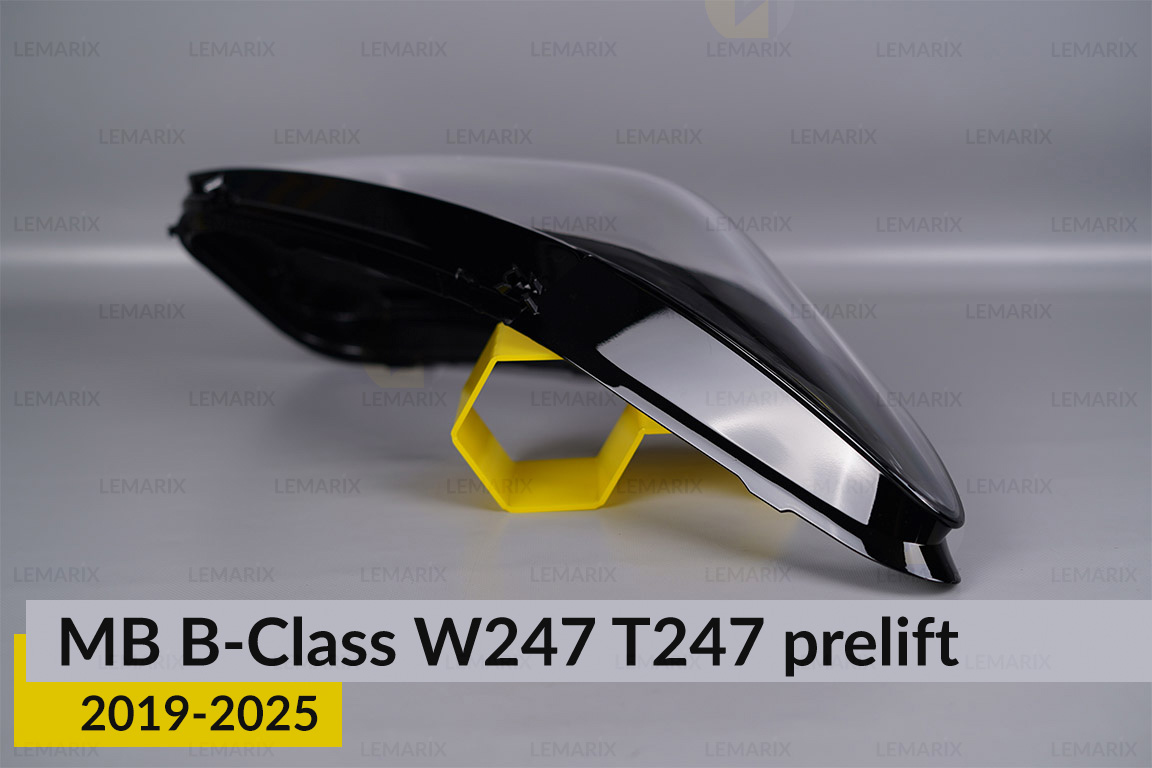 Скло фари Mercedes-Benz B-Class W247 T247 (2019-2025) дорест праве