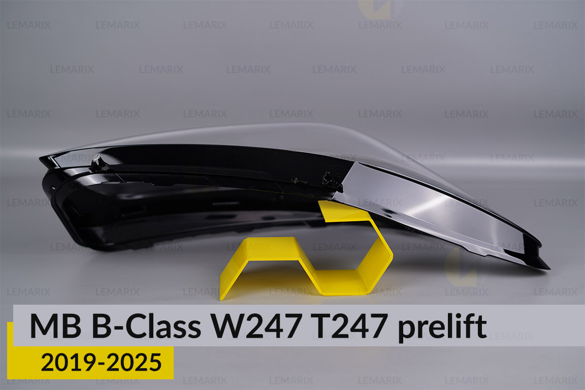 Стекло фары Mercedes-Benz B-Class W247 T247 (2019-2025) дорест правое