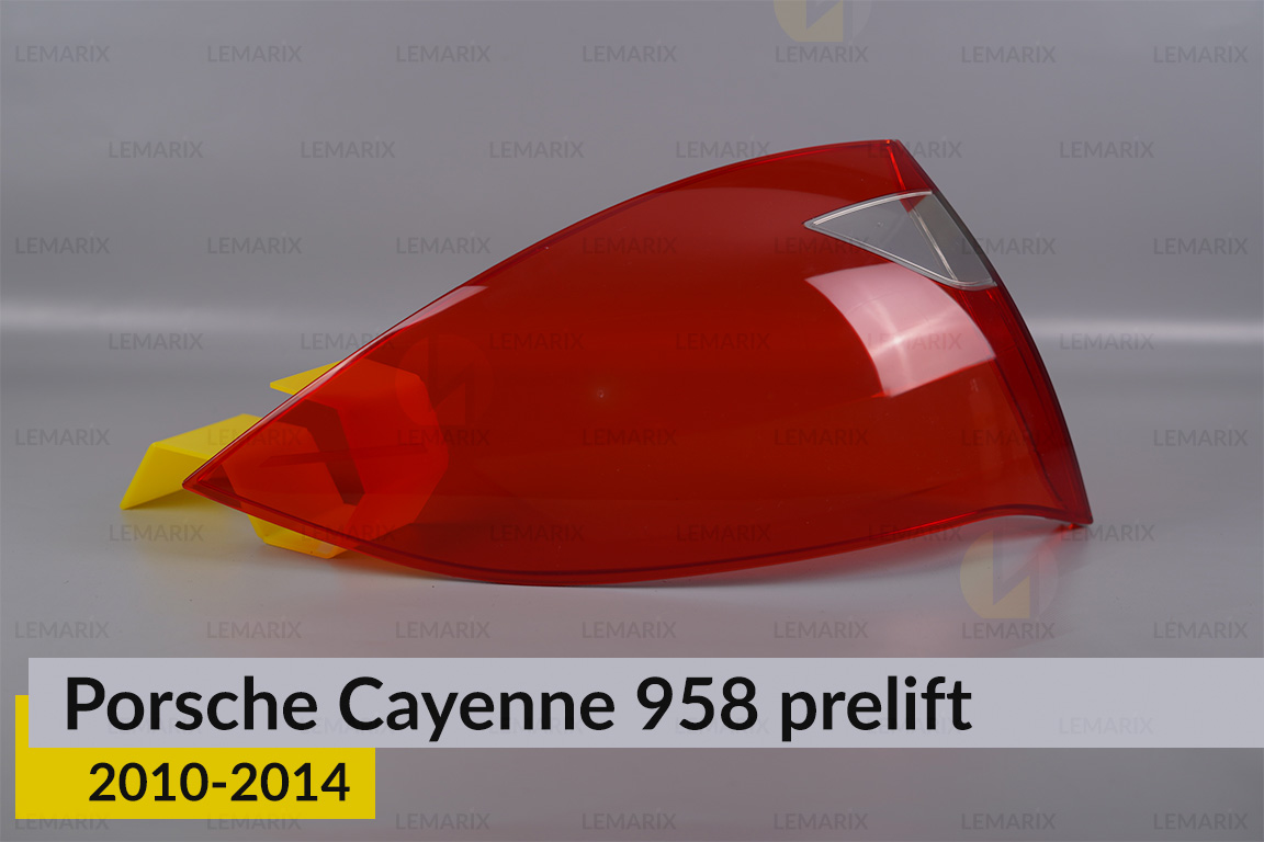 Стекло заднего фонаря внешнее в крыле Porsche Cayenne 958 (2010-2014) дорест левое