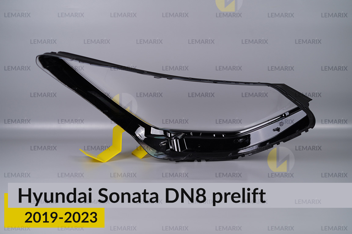 Скло фари Hyundai Sonata DN8 (2019-2023) дорест ліве