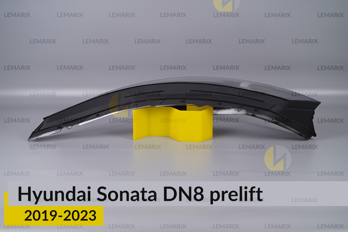 Скло фари Hyundai Sonata DN8 (2019-2023) дорест ліве