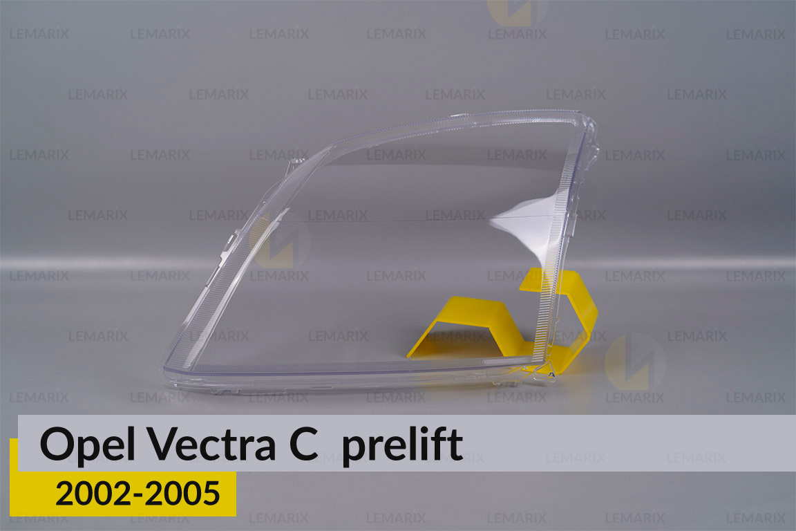 Стекло фары Opel Vectra C (2002-2005) дорест левое