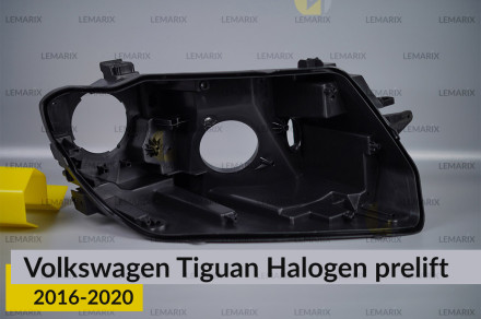 Корпус фари VW Volkswagen Tiguan Halogen (2016-2020) дорест правий