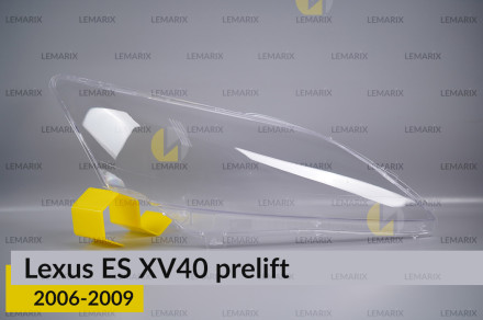 Скло фари Lexus ES XV40 (2006-2009) дорест праве