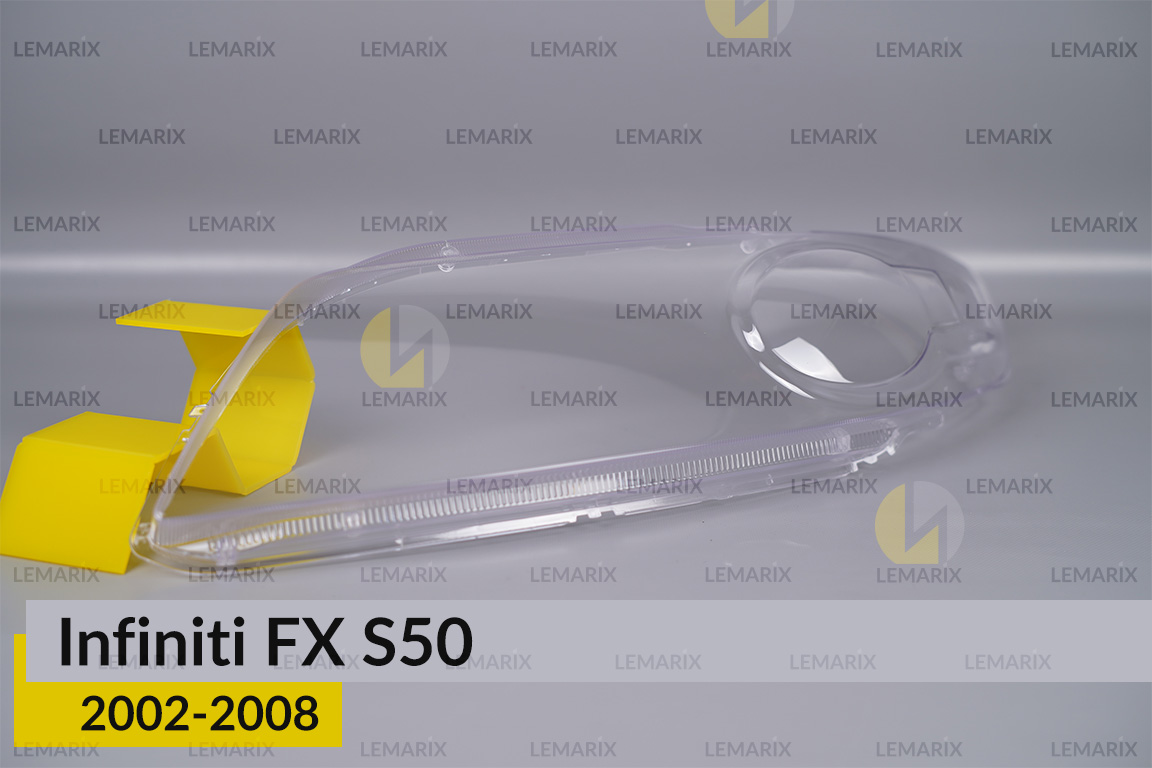 Стекло фары Infiniti FX S50 (2002-2008) левое