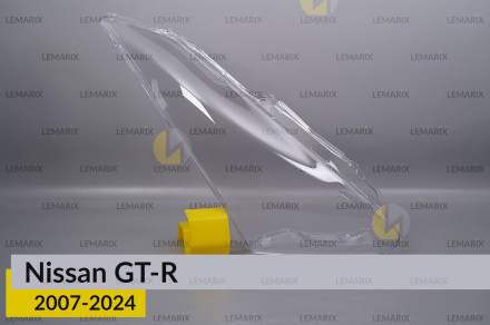 Стекло фары Nissan GT-R (2007-2024) правое