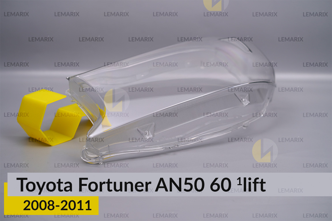 Стекло фары Toyota Fortuner AN50 60 (2008-2011) 1 рест левое