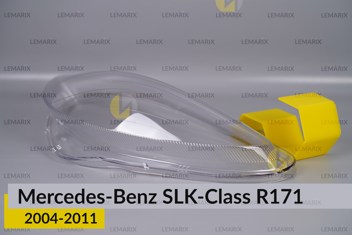 Скло фари Mercedes-Benz SLK-Class R171 (2004-2011) ліве