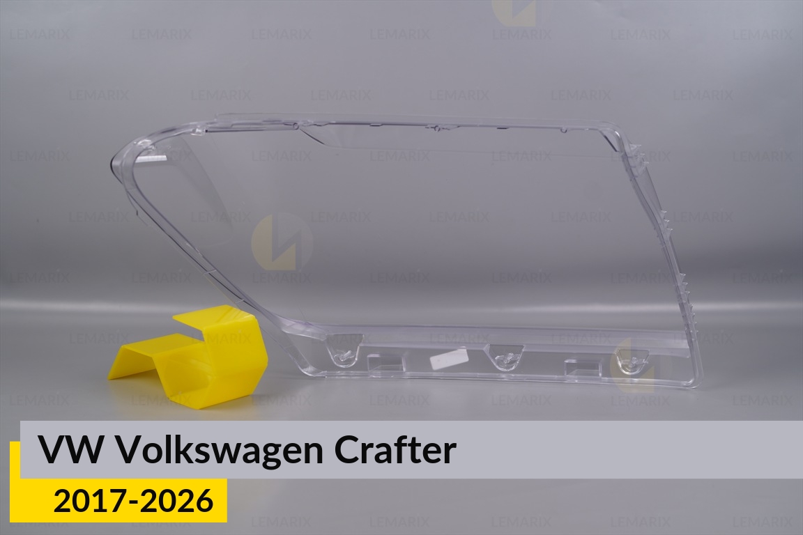 Скло фари VW Volkswagen Crafter (2017-2026) ліве