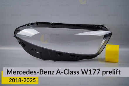 Скло фари Mercedes-Benz A-Class W177 (2018-2026) праве