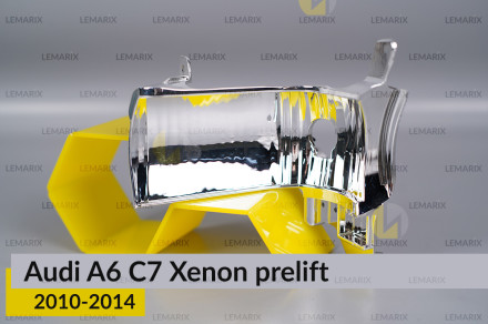 Хромированный отражатель поворотника Audi A6 C7 Xenon (2010-2014) дорест левый