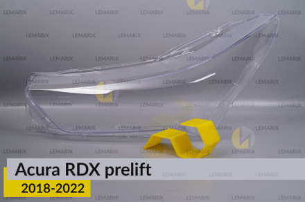 Скло фари Acura RDX (2018-2022) дорест ліве