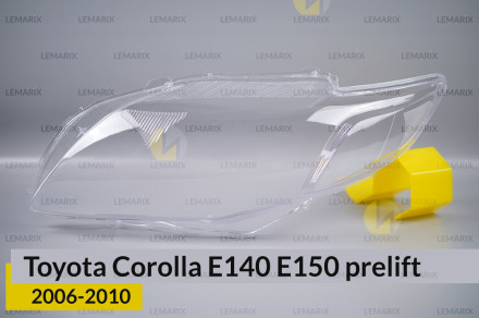 Скло фари Toyota Corolla E140 E150 (2006-2010) дорест ліве