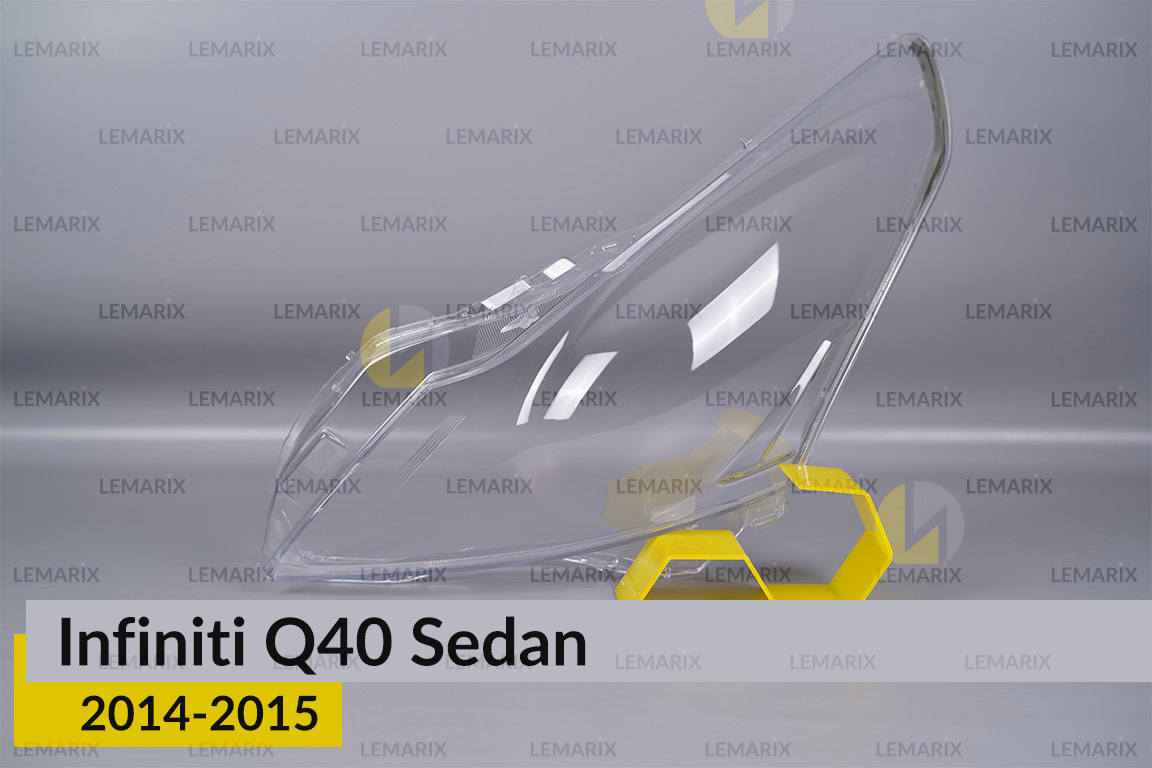 Скло фари Infiniti Q40 Sedan (2014-2015) ліве