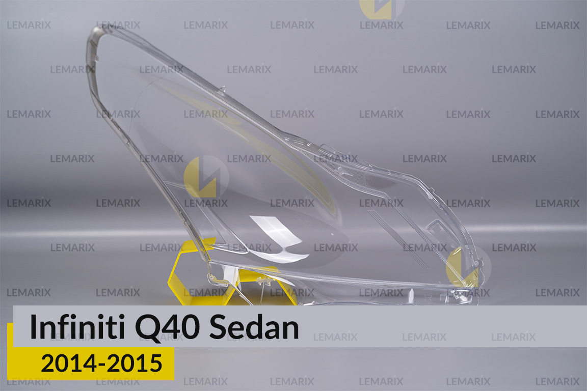 Стекло фары Infiniti Q40 Sedan (2014-2015) левое