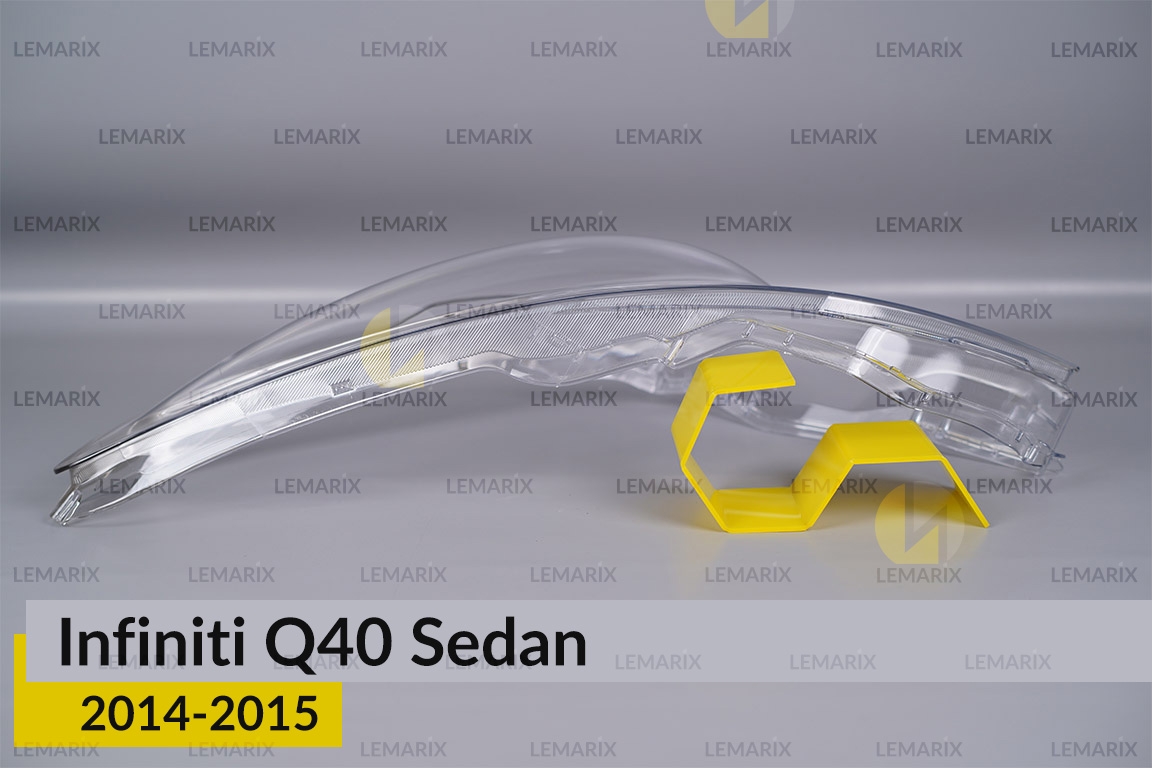 Стекло фары Infiniti Q40 Sedan (2014-2015) левое