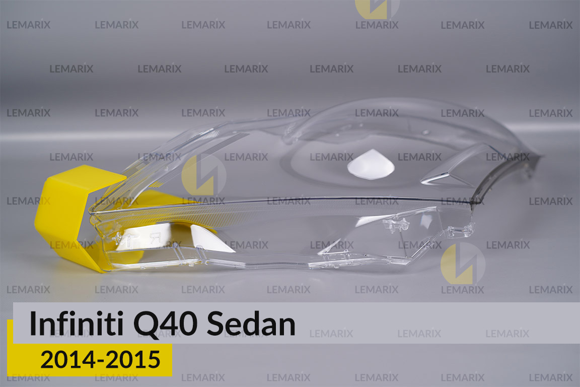Стекло фары Infiniti Q40 Sedan (2014-2015) левое