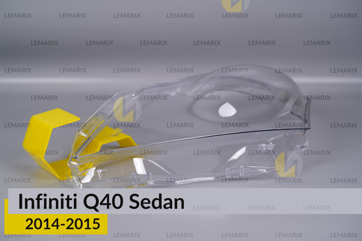 Стекло фары Infiniti Q40 Sedan (2014-2015) левое