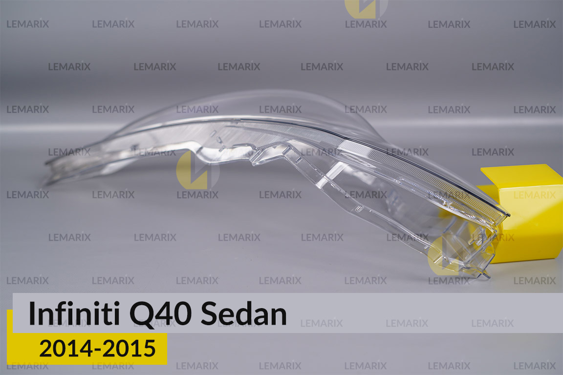 Стекло фары Infiniti Q40 Sedan (2014-2015) левое