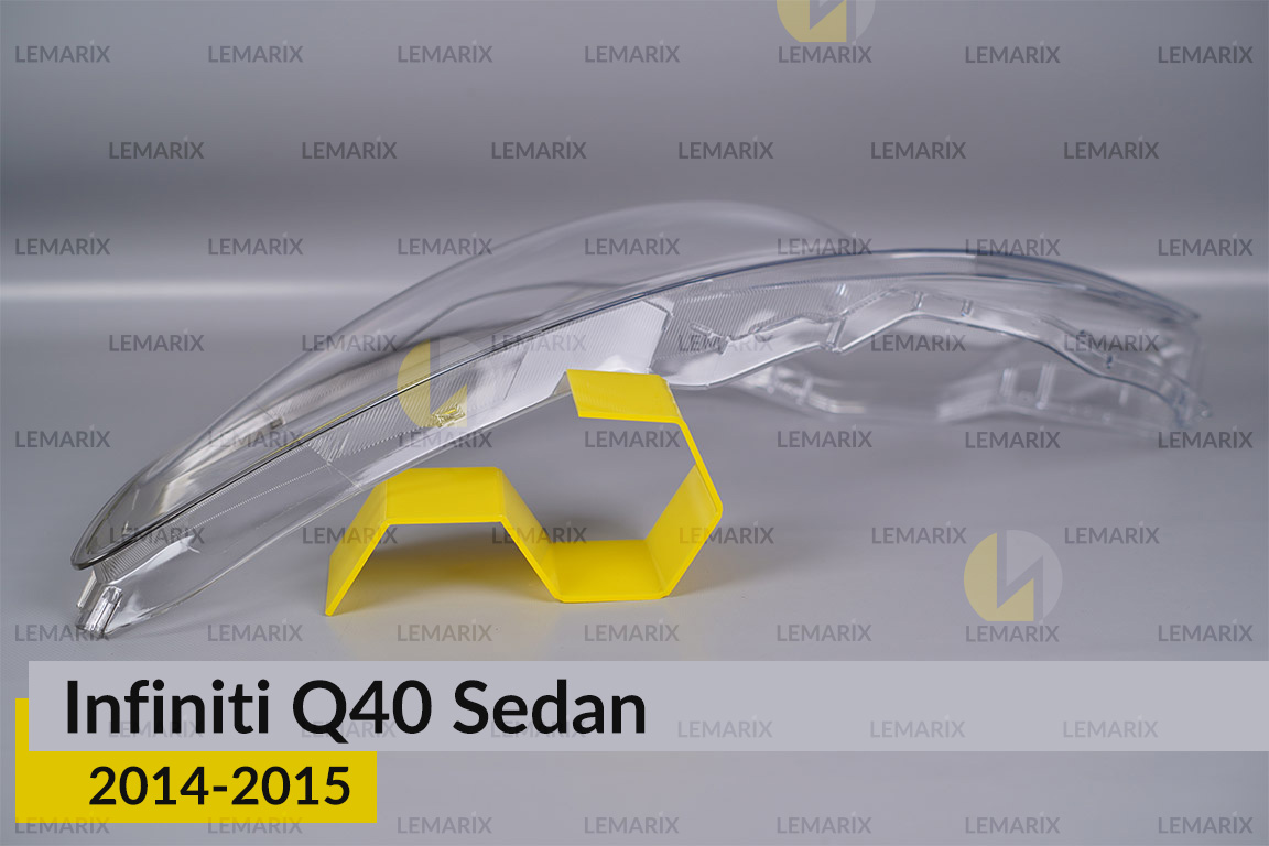 Стекло фары Infiniti Q40 Sedan (2014-2015) левое