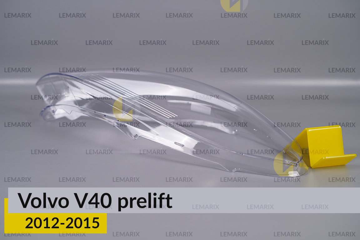 Стекло фары Volvo V40 (2012-2015) дорест правое