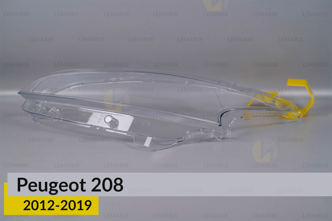 Стекло фары Peugeot 208 (2012-2019) левое