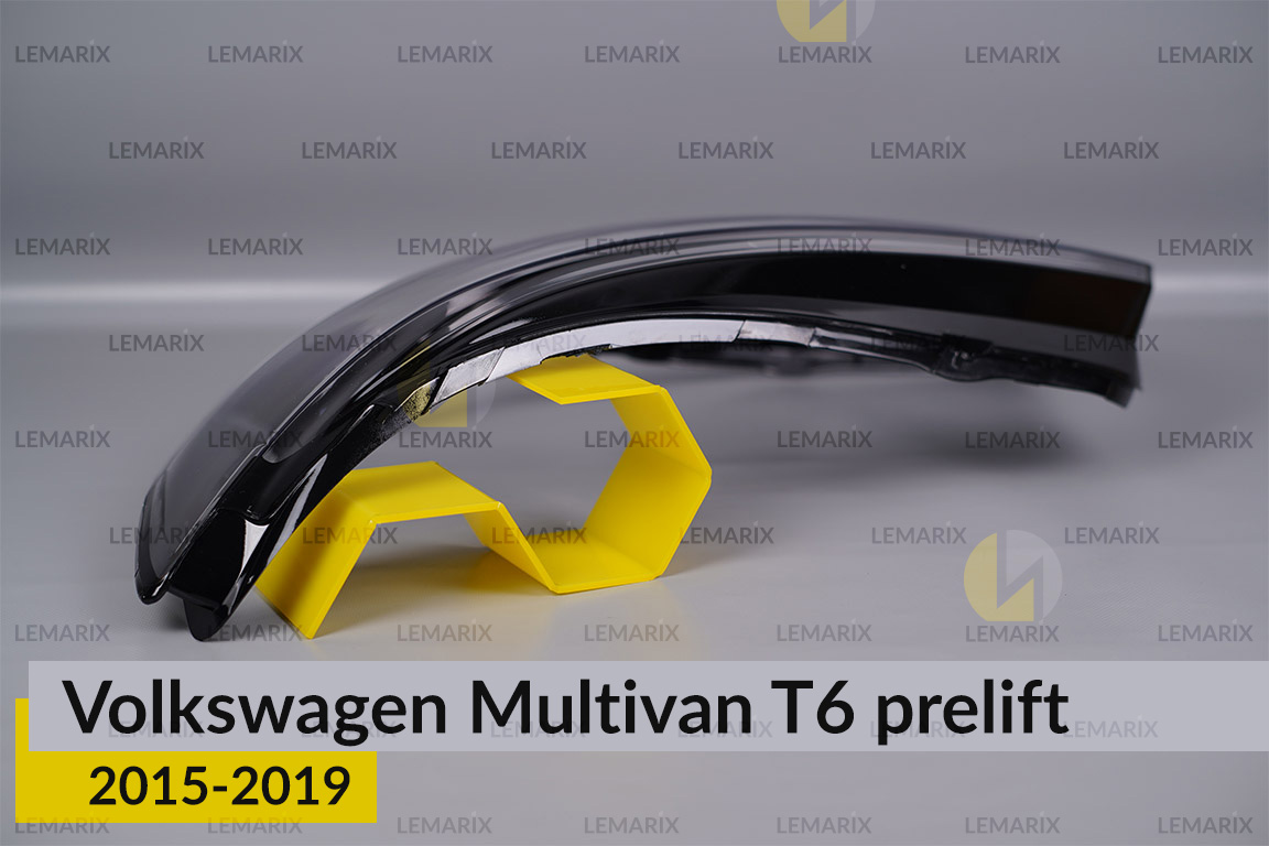 Скло фари VW Volkswagen Multivan T6 (2015-2019) дорест ліве
