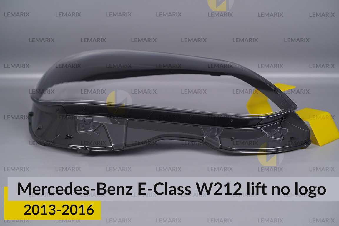 Скло фари Mercedes-Benz E-Class W212 no logo (2013-2016) рест праве