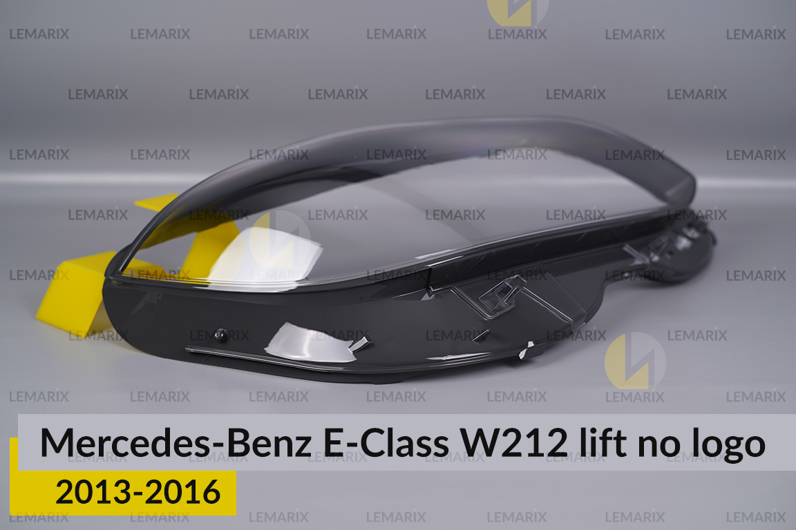 Скло фари Mercedes-Benz E-Class W212 no logo (2013-2016) рест праве