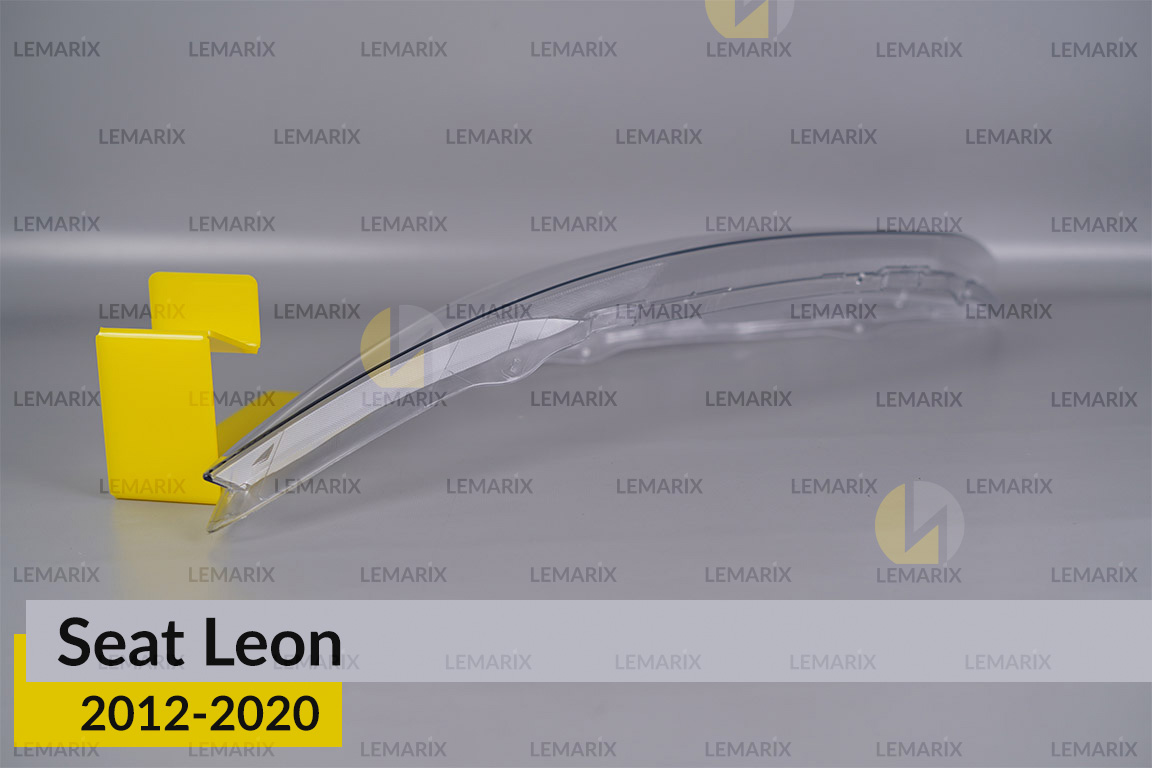 Скло фари Seat Leon (2012-2020) ліве