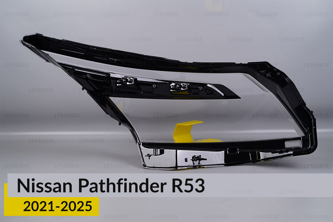 Стекло фары Nissan Pathfinder R53 (2021-2025) дорест левое