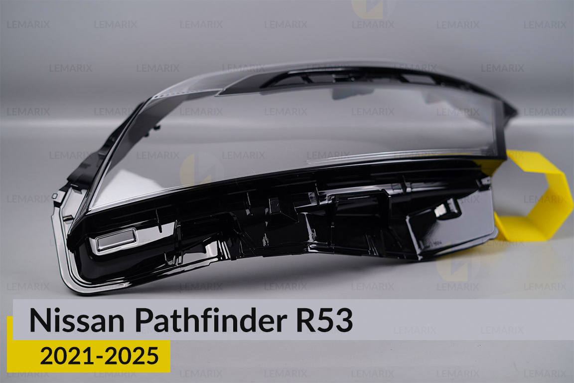Стекло фары Nissan Pathfinder R53 (2021-2025) дорест левое