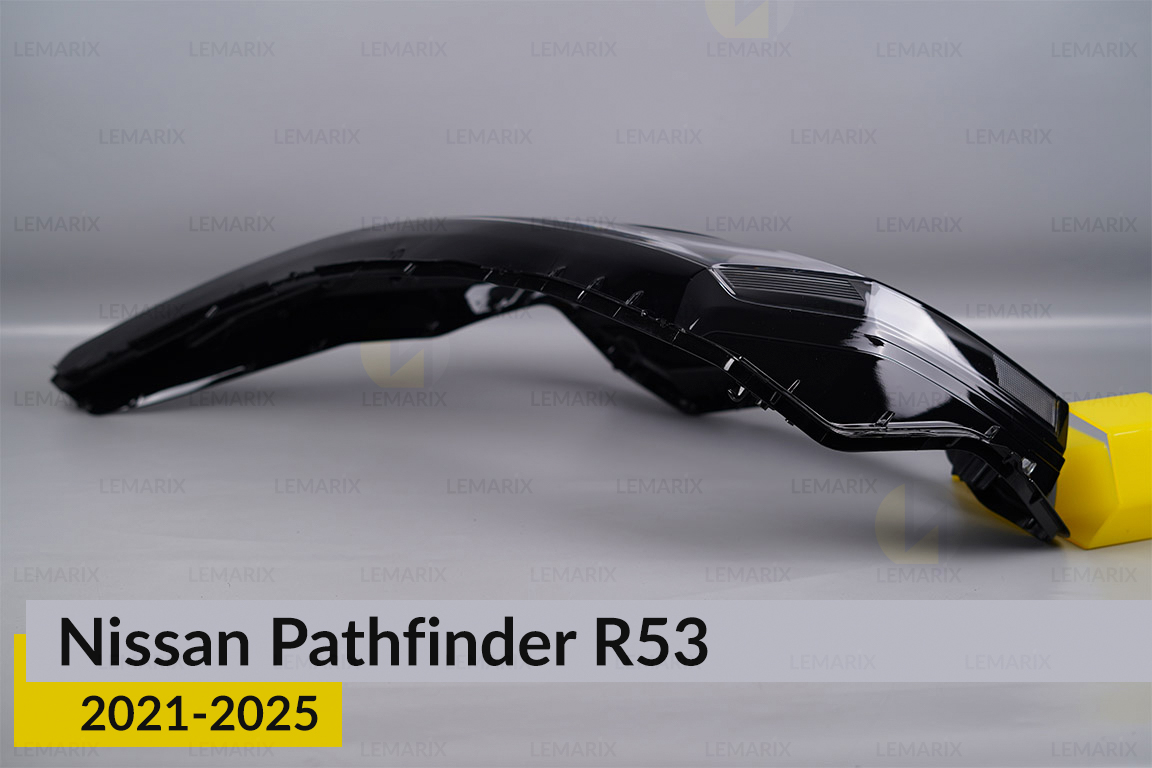 Стекло фары Nissan Pathfinder R53 (2021-2025) дорест левое