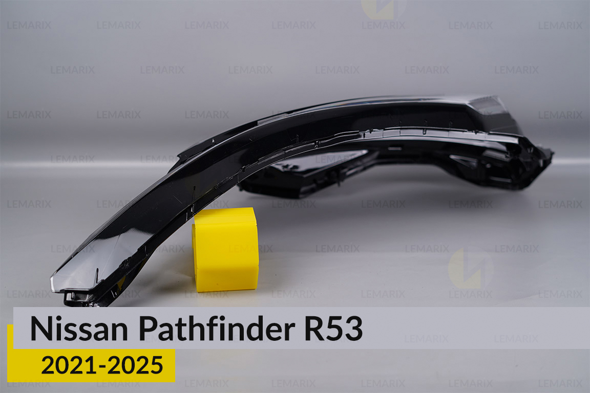 Стекло фары Nissan Pathfinder R53 (2021-2025) дорест левое